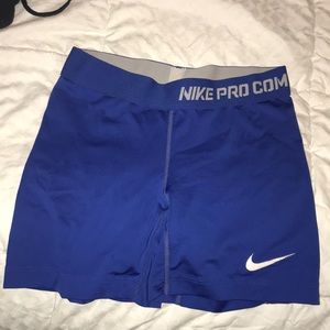Blue Nike pros